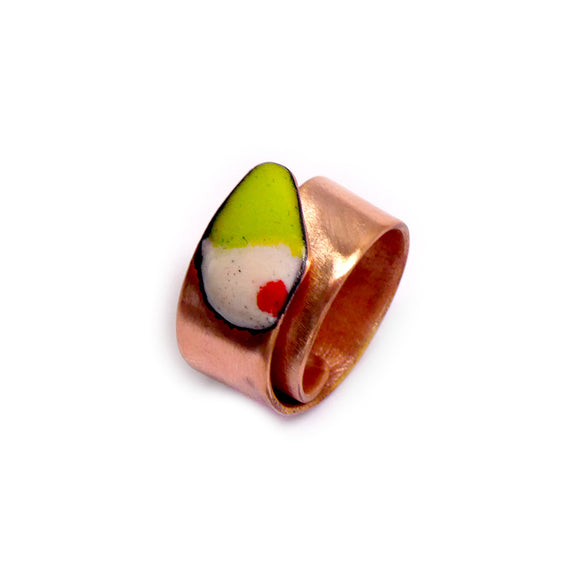 Beauty In Harmony Enamel Copper Ring