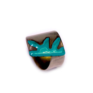 Day Dreamers Silver & Enamel Ring