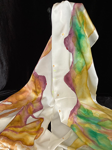One with nature Silk Scarf