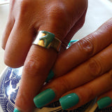 Day Dreamers Silver & Enamel Ring