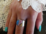 A Lasting Love Enamel Silver Ring