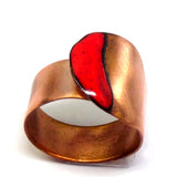 Pure Joy Copper & Enamel Ring