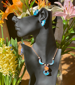 Cancer Enamel Earrings
