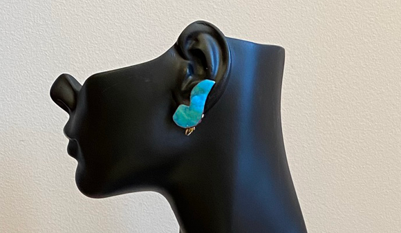 Taurus Enamel Earrings