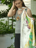 One with nature Silk Scarf